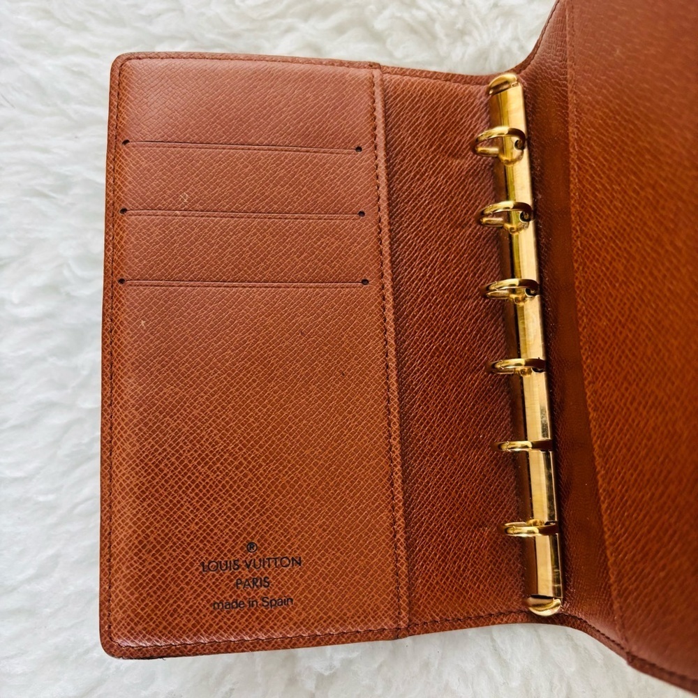 Louis Vuitton Brown Monogram Leather Vintage PM Agenda Cover - Picture 13 of 16